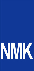 Northmacedonian Euroband with National Symbol: Blue Background Representing European Union and Northmacedonian Identity for Vehicle Registration.