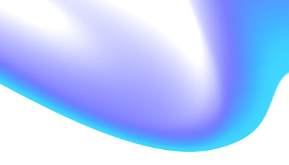 Blurred transparent gradient background. Elegant blue wavy line on Transparent png overlay background