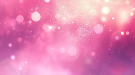 Sparkling Pink and Gold Abstract Background