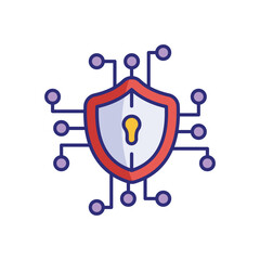 Cyber Security vector icon