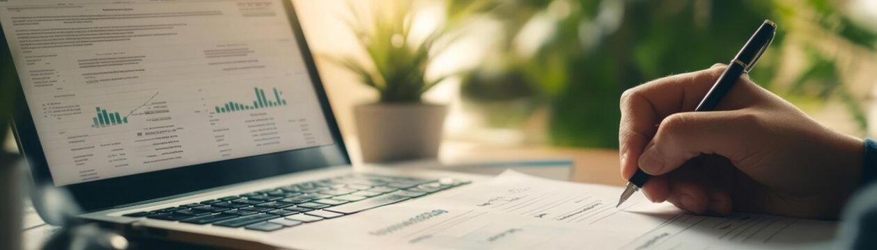 A closeup of a grant application for startup funding