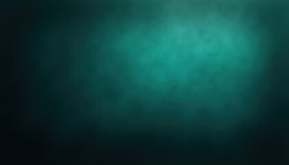 Abstract Deep Teal and Black Gradient Noisy Grain Background Texture