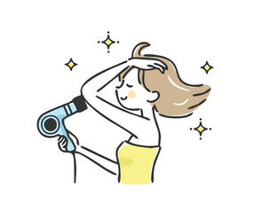 ヘアケアのイラスト
