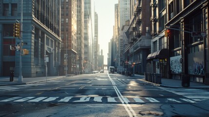 Fototapeta premium street in the city