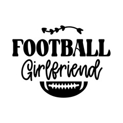 Obraz premium Football Girlfriend SVG 