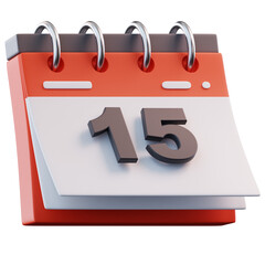  3D Illustration 15 Date