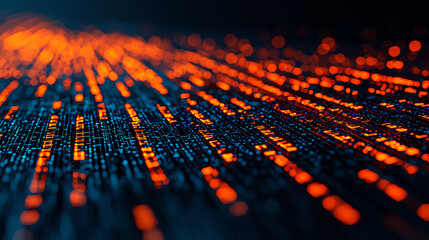 A hightech, digital roadmap with 3D holographic milestones on a sleek black background roadmap, digital development, technology