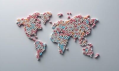 Vaccine Hesitancy and Measles Outbreak Map, illustrating regions affected by misinformation and health impacts on communities.