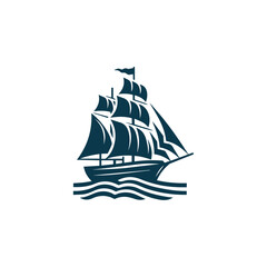 Sailing ship logo