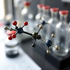 Structure molecule and communication dna atom