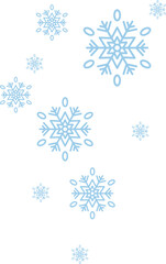 Falling Snowflake Element