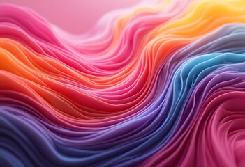Obraz premium Abstract Colorful Waves