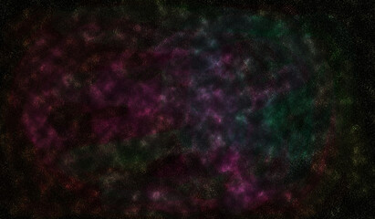 Graphics of nebulae in space