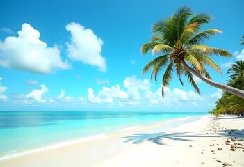 Palm Tree Beach Paradise