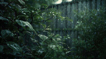 rain drops on the window