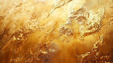 Elegant gold wall texture with intricate patterns, perfect for upscale events and fashion shows.