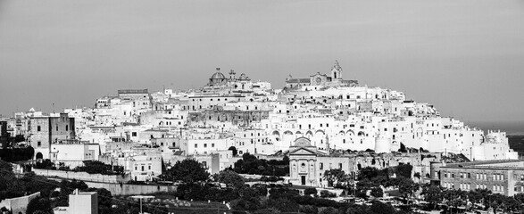 Fototapeta premium View to the old city of Castellaneta