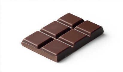 Fototapeta premium Chocolate bar on a white background 