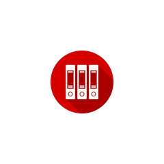 Binders icon isolated on transparent background