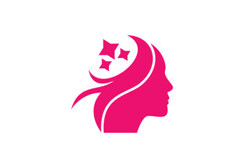 Women Beauty Parlour logo design, Vector design Concept