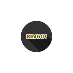 Bingo icon isolated on transparent background