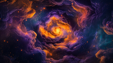 Fototapeta premium Galactic Nebula Vortex
