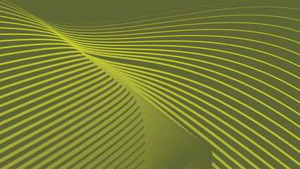 Naklejka premium Green army abstract background with stripes curve line for backdrop or presentation