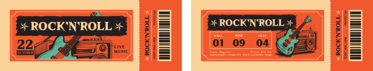Rock N Roll Music Ticket