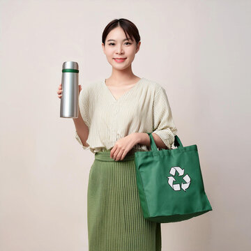 친환경 소비를 실천하는 사람