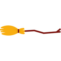 Broomstick Flat Icon