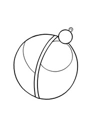 illustration of a Christmas Ball