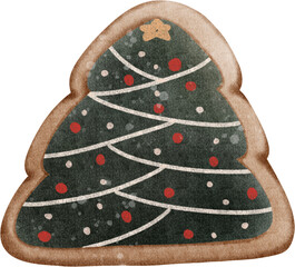 christmas tree cookie