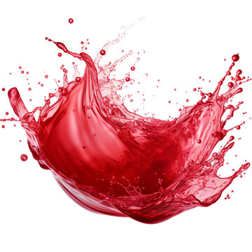 red splash