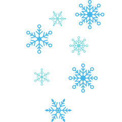 Snowflakes Fall Icon