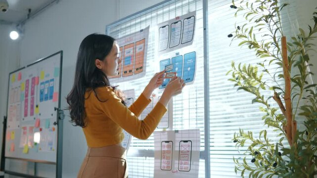 Programers meeting for discussion data analysis for UX and UI programming for preparing for Generative AI Technology