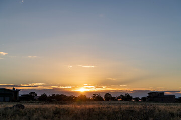 sunrise in capitol reef