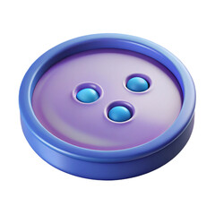 Petri Dish 3d cartoon style illustration
