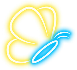 Neon Butterfly sign
