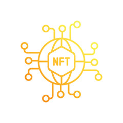 Nft Website vector icon