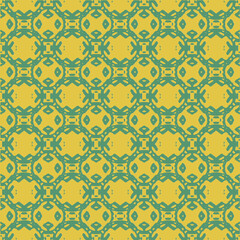 Obraz premium Seamless vintage pattern with an effect of attrition. 1970 Aesthetic Textures with Flowing Waves