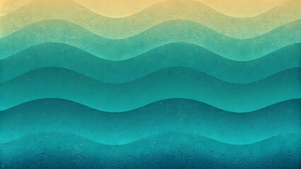 Fototapeta premium Retro grainy gradient background noise texture effect summer poster designs seamless colors teal. Abstract modern gradient web banner.