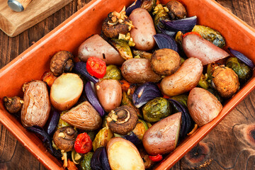 Delicious Roasted Vegetables.