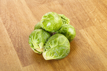 Organic raw cabbage - Brussels sprout