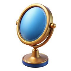 Mirror 3d cartoon style illustration