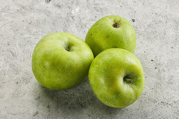 Sweet and juicy green apple