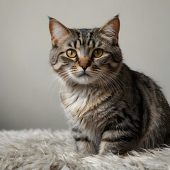 Obraz premium close up portrait of a cat