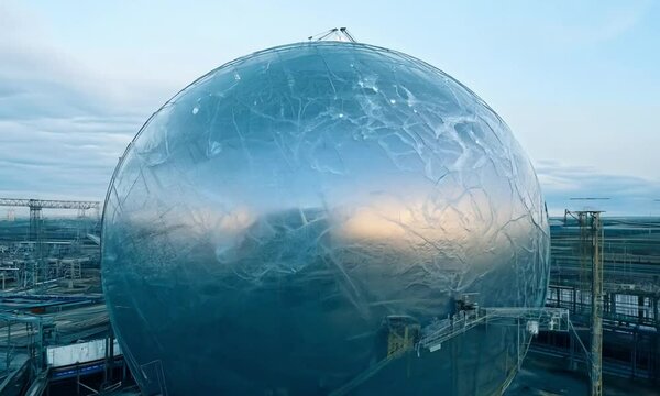 The Sphere of Power. LNG Tanks for Natural Gas Storage