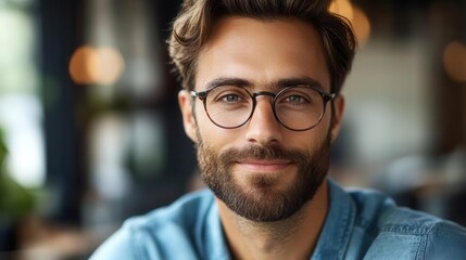Obraz premium Manager with project approval process, desk setup, decision-making