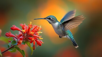Fototapeta premium Hummingbird in Flight