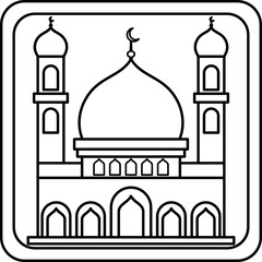 Ramadhan Outline Icon